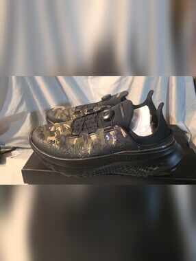 Under ArmourSlipSpeed Mega Shoe BOA Camo Pack Black 3028723-300 Men 14 Or 15 NWB